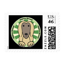 Afghan Hound Postage Stamps