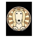 Afghan Hound Postcard