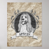 AFGHAN HOUND POSTERS
