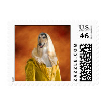Afghan Hound Princess Postage