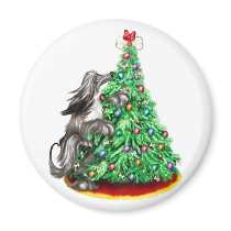 Afghan Hound Reach Goals Black Magnet
