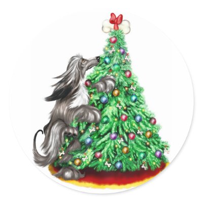 Afghan Hound Reach Goals Black Sticker by DanesRUs
