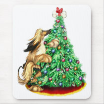 Afghan Hound Reach Goals BM Red Mousepads