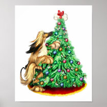 Afghan Hound Reach Goals BM Red Print