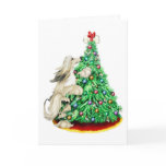 Afghan Hound Reach Goals Cream Card