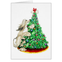 Afghan Hound Reach Goals Cream cards