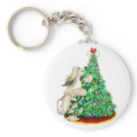 Afghan Hound Reach Goals Cream Keychains