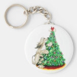 Afghan Hound Reach Goals Cream Keychains