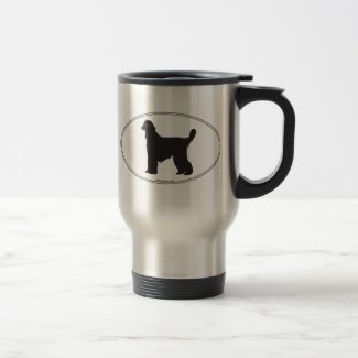 Afghan Hound Silhouette Coffee Mugs