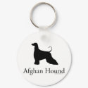 Afghan Hound Silhouette keychains by handandpaw Afghan Hound Silhouette keychains