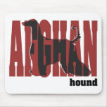 Afghan Hound Silhouette Mousepad