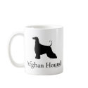 Afghan Hound Silhouette mugs by handandpaw Afghan Hound Silhouette mugs