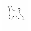 Afghan Hound Silhouette t-shirts by handandpaw Afghan Hound Silhouette t-shirts