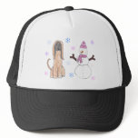 Afghan Hound & Snowman Mesh Hats