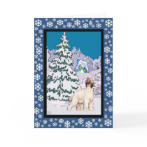 Afghan Hound Snowy Winter cards by freespiritdesigns Afghan Hound Snowy Winter cards
