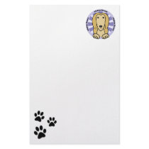 Afghan Hound Stationery Design