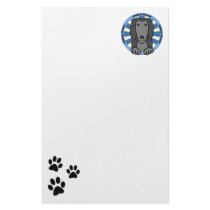 Afghan Hound Stationery Design
