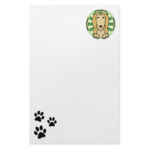 Afghan Hound Stationery Design