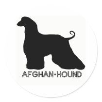 Afghan Hound Sticker