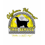 Afghan Hound Taxi Service Tee Shirt