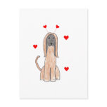 Afghan Hound Valentine Ears Post Cards