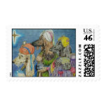 Afghan hound - We three kings postage
