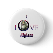 Afghan I Love buttons
