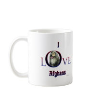 Afghan I Love mugs