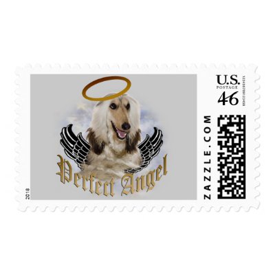 Afghan  perfect angel postage stamps by friskybiz