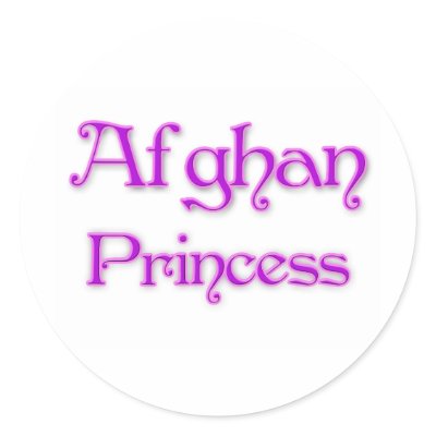 Afghan Princess Stickers by flagshirt