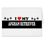 AFGHAN RETRIEVER CARD