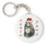 Afghan Santa Paws Keychain