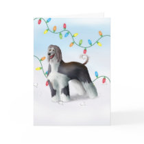 Afghan Yappy Holiday cards by cartoondogs Afghan Yappy Holiday cards