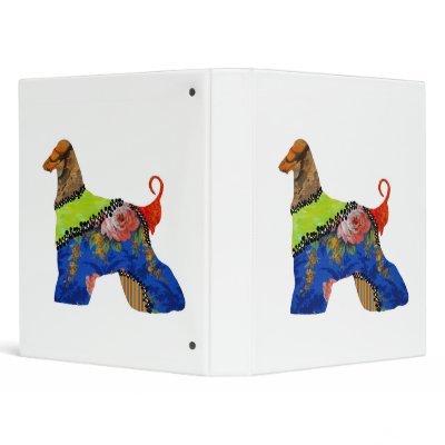 AfghanHound Patchwork Pet Binder Album by jaisjewels