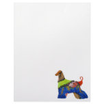 AfghanHound Patchwork Pet Letterhead