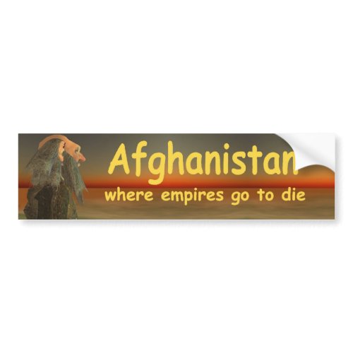 afghanistan bumpersticker