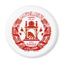 Afghanistan Coat of arm AF Refrigerator Magnet