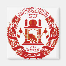 Afghanistan Coat of arm AF Magnets