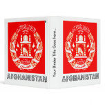 Afghanistan Coat of Arms Vinyl Binders