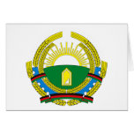 Afghanistan Coat of Arms Card