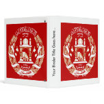 Afghanistan Coat of Arms detail binders