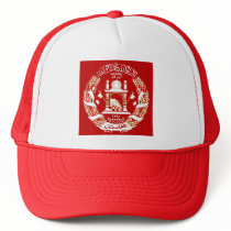 Afghanistan Coat of Arms detail Mesh Hats
