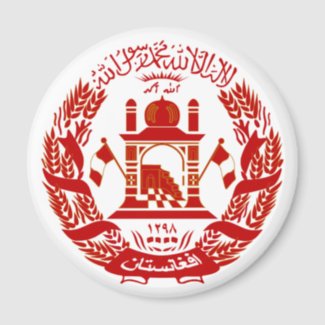 Afghanistan Coat of Arms magnet