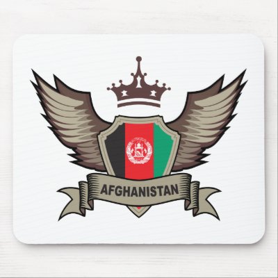Afghanistan Emblem Mouse Pad by teyes143