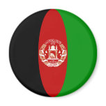 Afghanistan Fisheye Flag Magnet