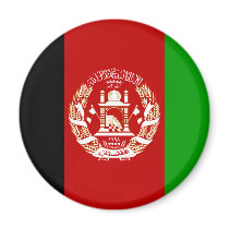 Afghanistan  Flag AF Fridge Magnet