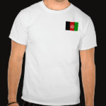 Afghanistan Flag Map Basic T-Shirt