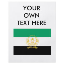 Afghanistan Flag Personalized Flyer