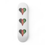 Afghanistan Flag In A Heart Skate Decks