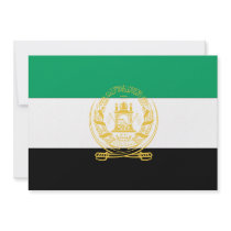 Afghanistan Flag Custom Invitations